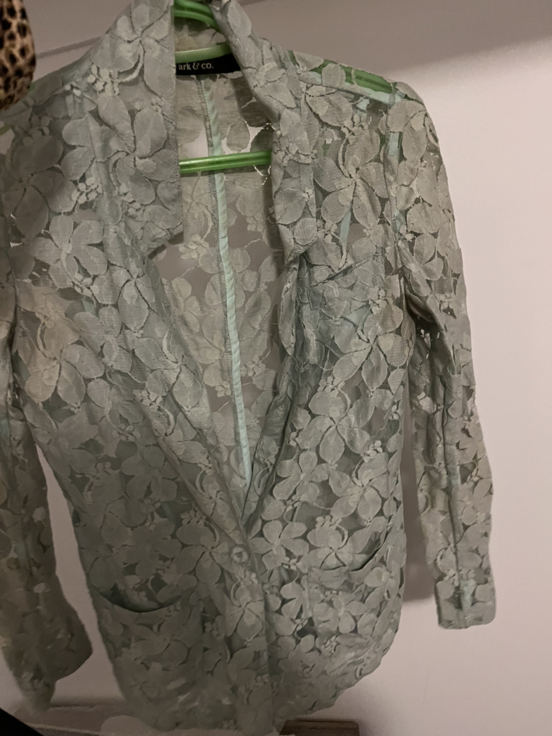 “Arc and Co” sage green blazer thumbnail
