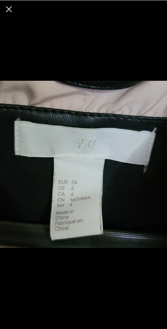 Faux leather jacket - photo 4