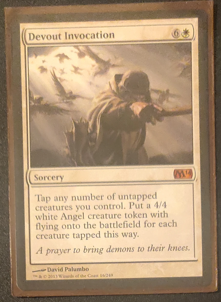 Magic the Gathering SP ( Devout Invocation )