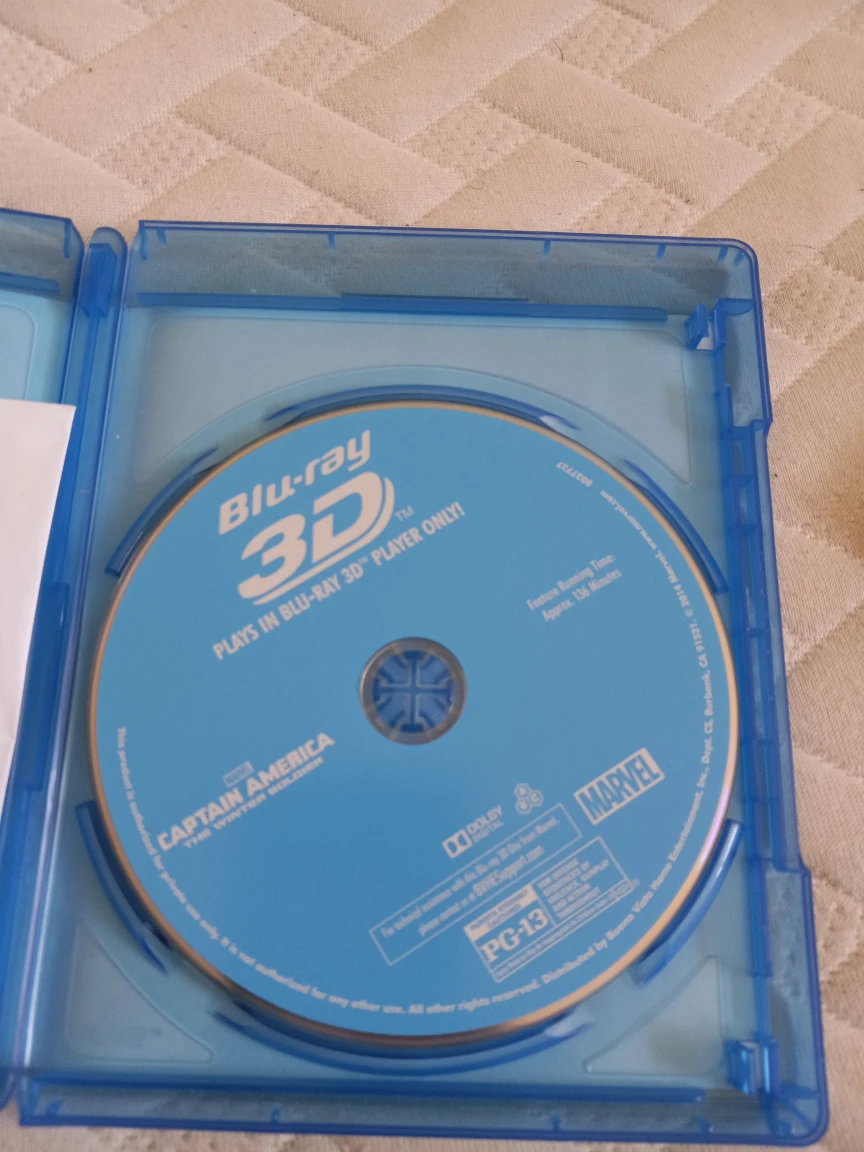 Captain America The Winter Soldier Bluray 3D - photo 2