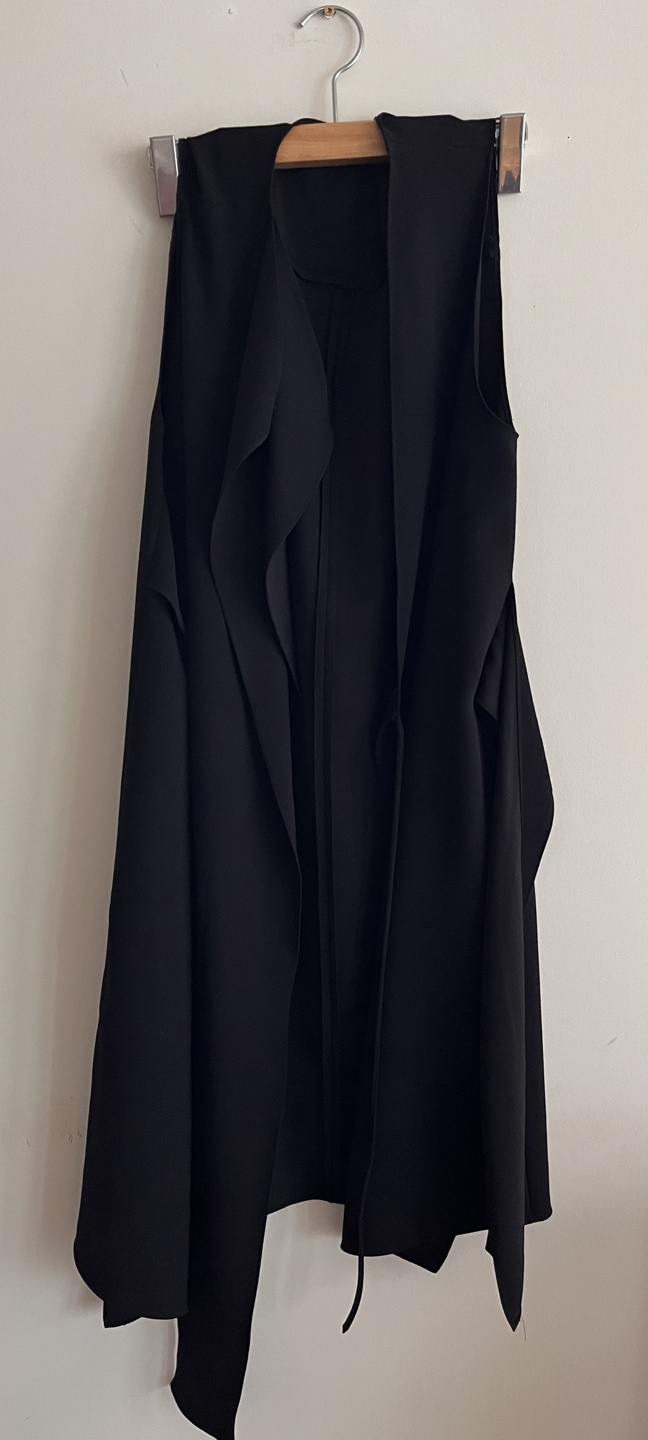 Sleeveless maxi cardigan thumbnail