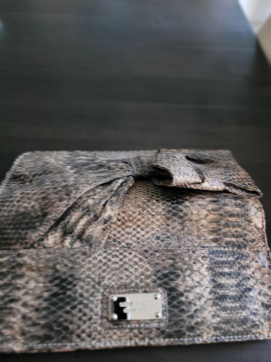 Nine West Snakeskin Clutch NWT - photo 2