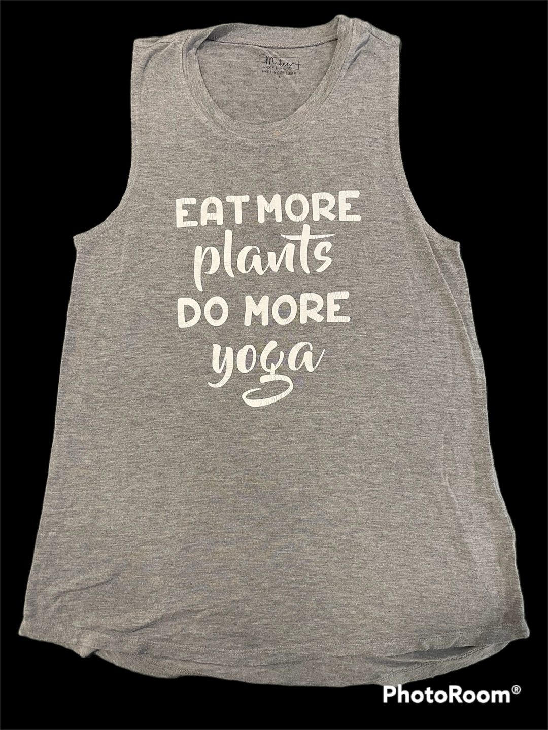 Small Loose Tank “Eat more plants do more yoga” thumbnail