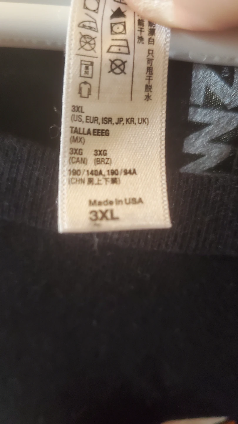 3XL Black t shirt with melting rubik's cube images - photo 2