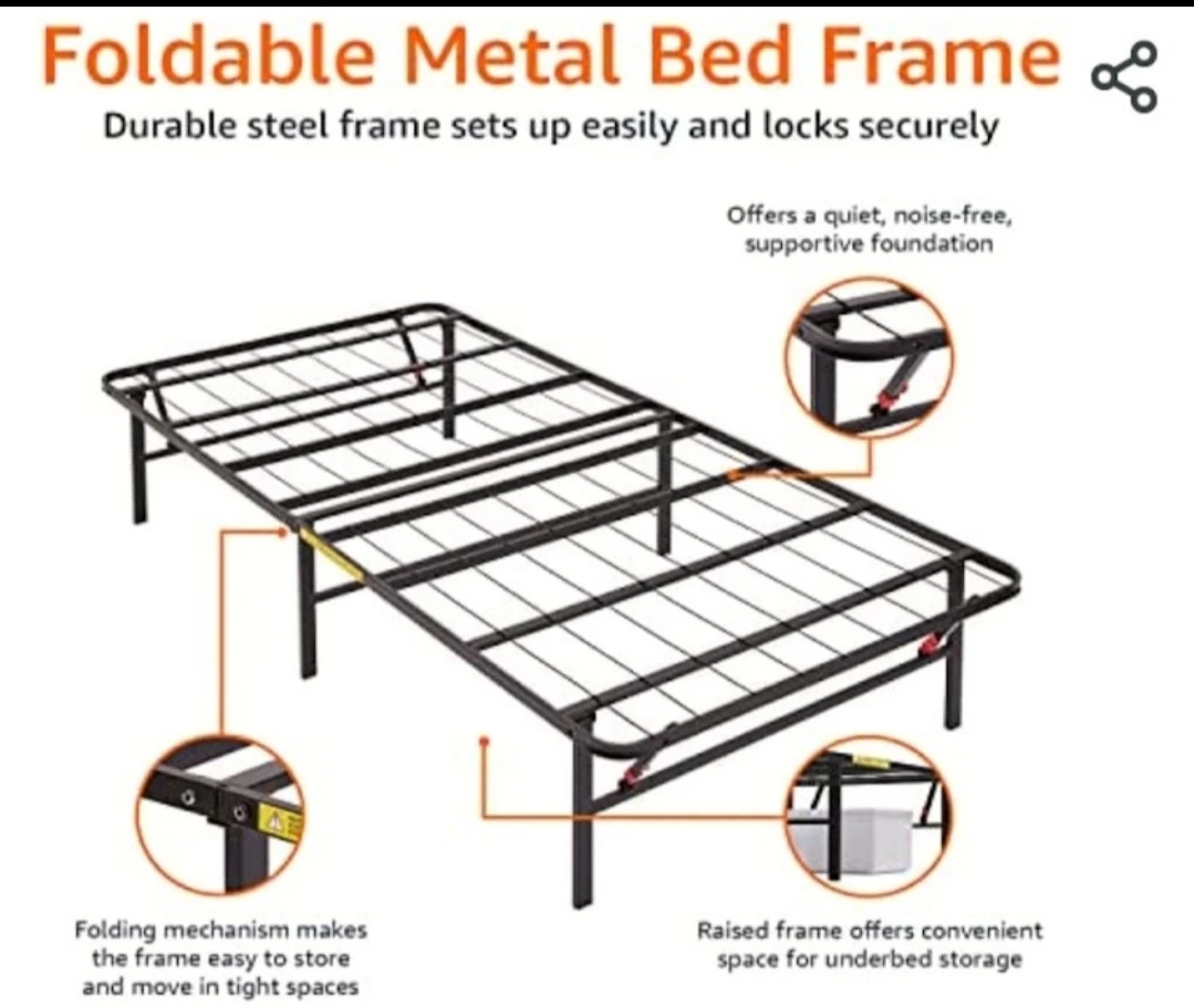 Brand new 14" Smart Base Platform Mattress Foundation (Zinus) thumbnail