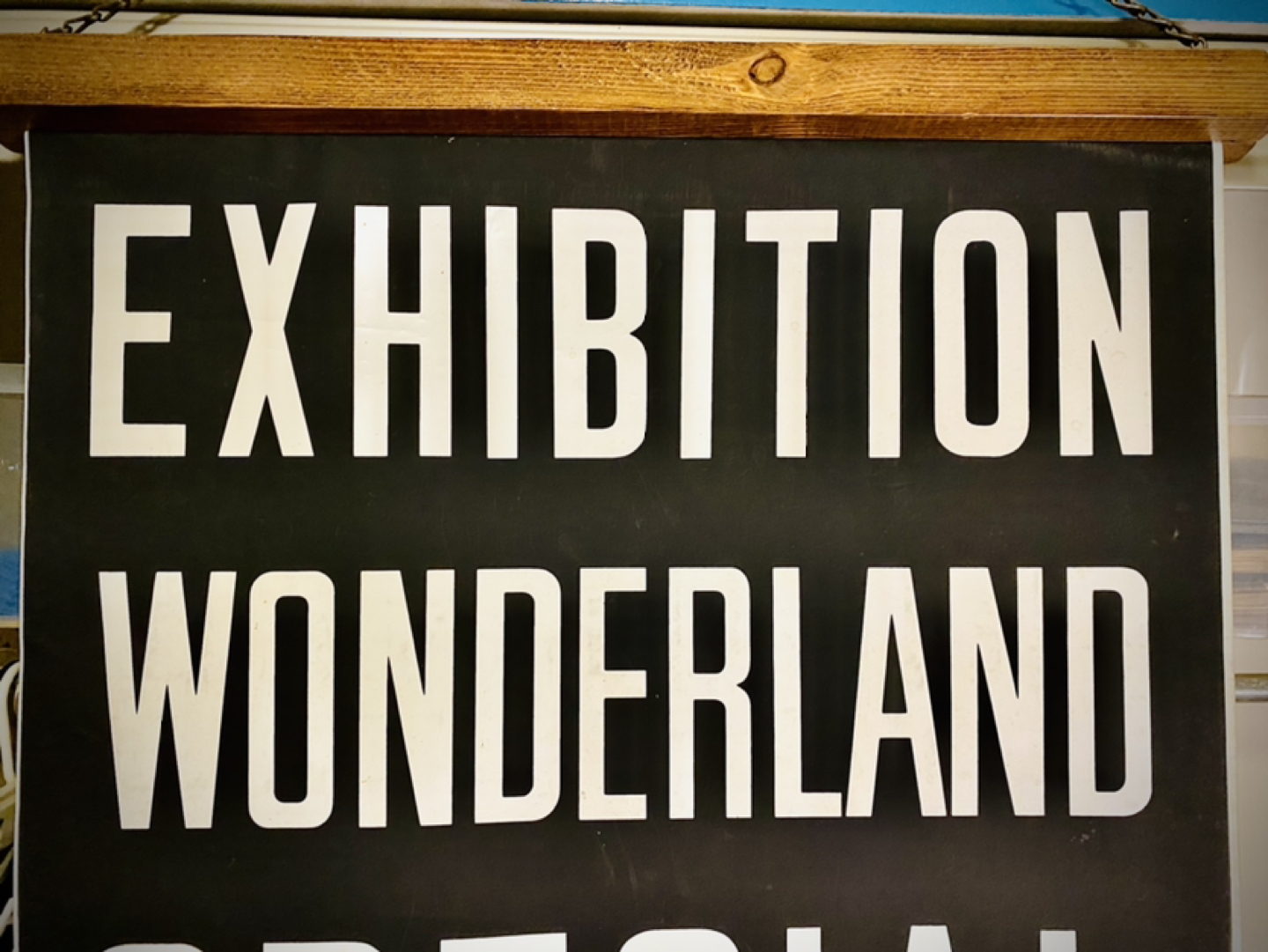 Vintage Authentic Original TTC Bus Scroll repurposed wood sign image indicator(4)