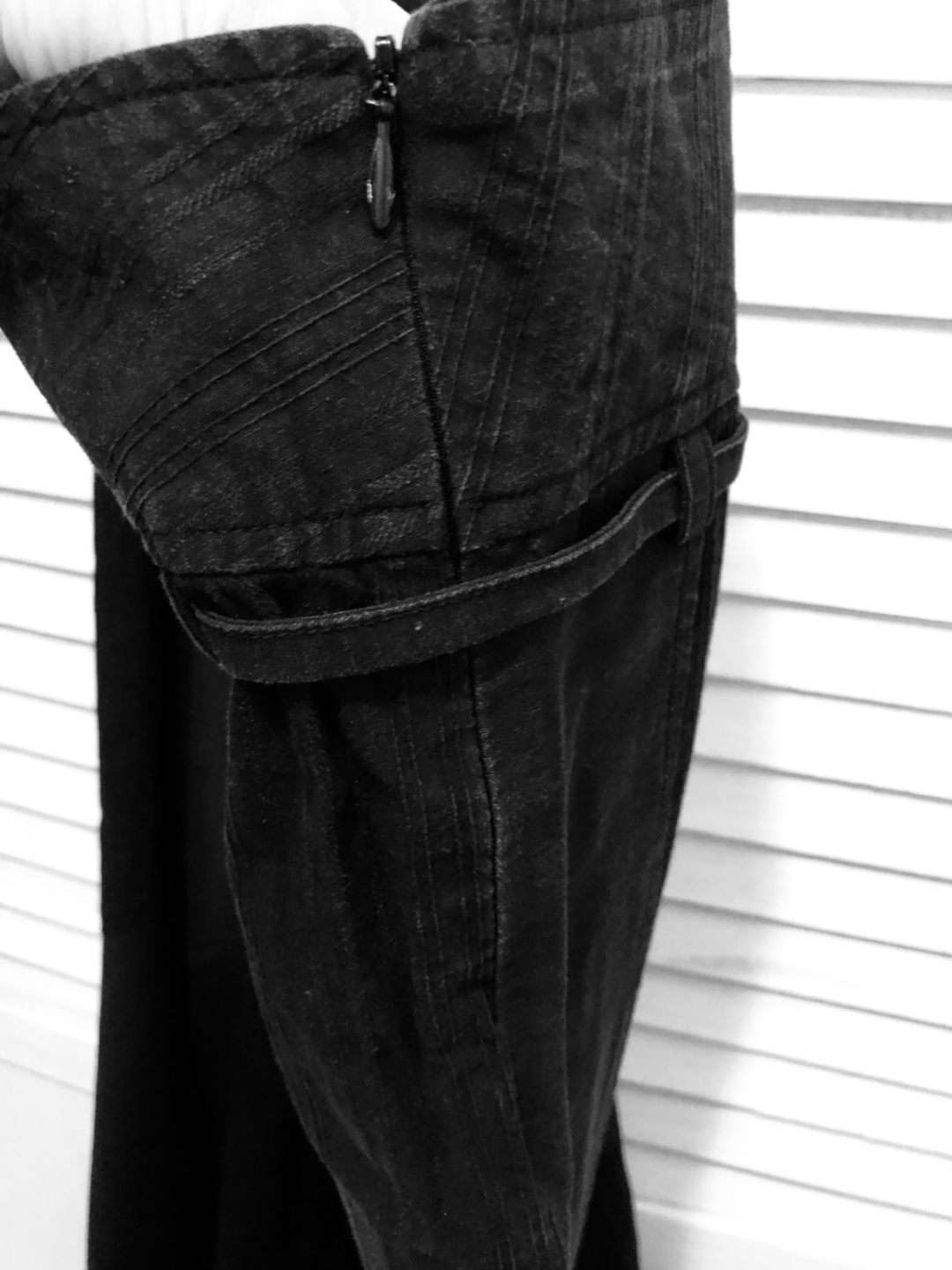 Beautiful black flared skirt image indicator(3)