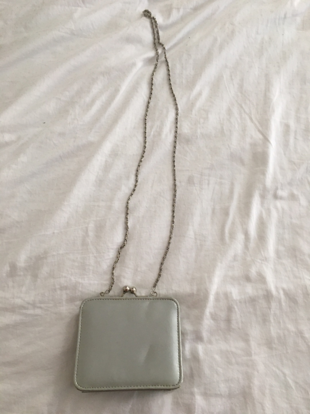 Silver evening bag. #freecycle - great for holiday parties! thumbnail