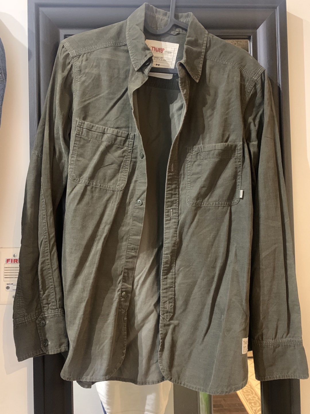 TNA forest green overshirt XS Women’s image indicator(5)