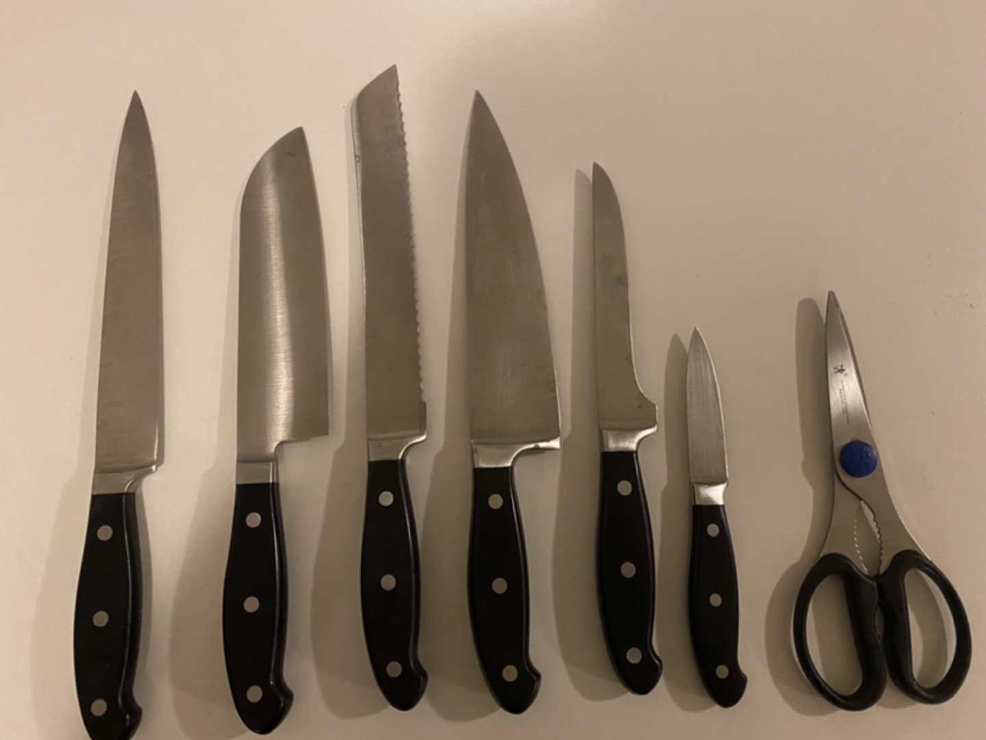 7-piece Henckels Stainless Steel Knife Set in Block - photo 3