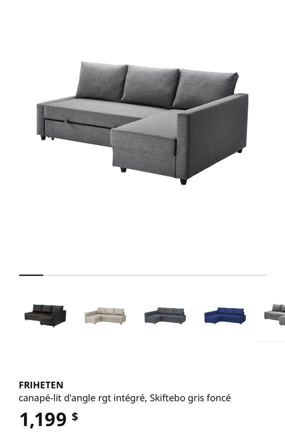 Corner sofa-bed with storage - photo 3