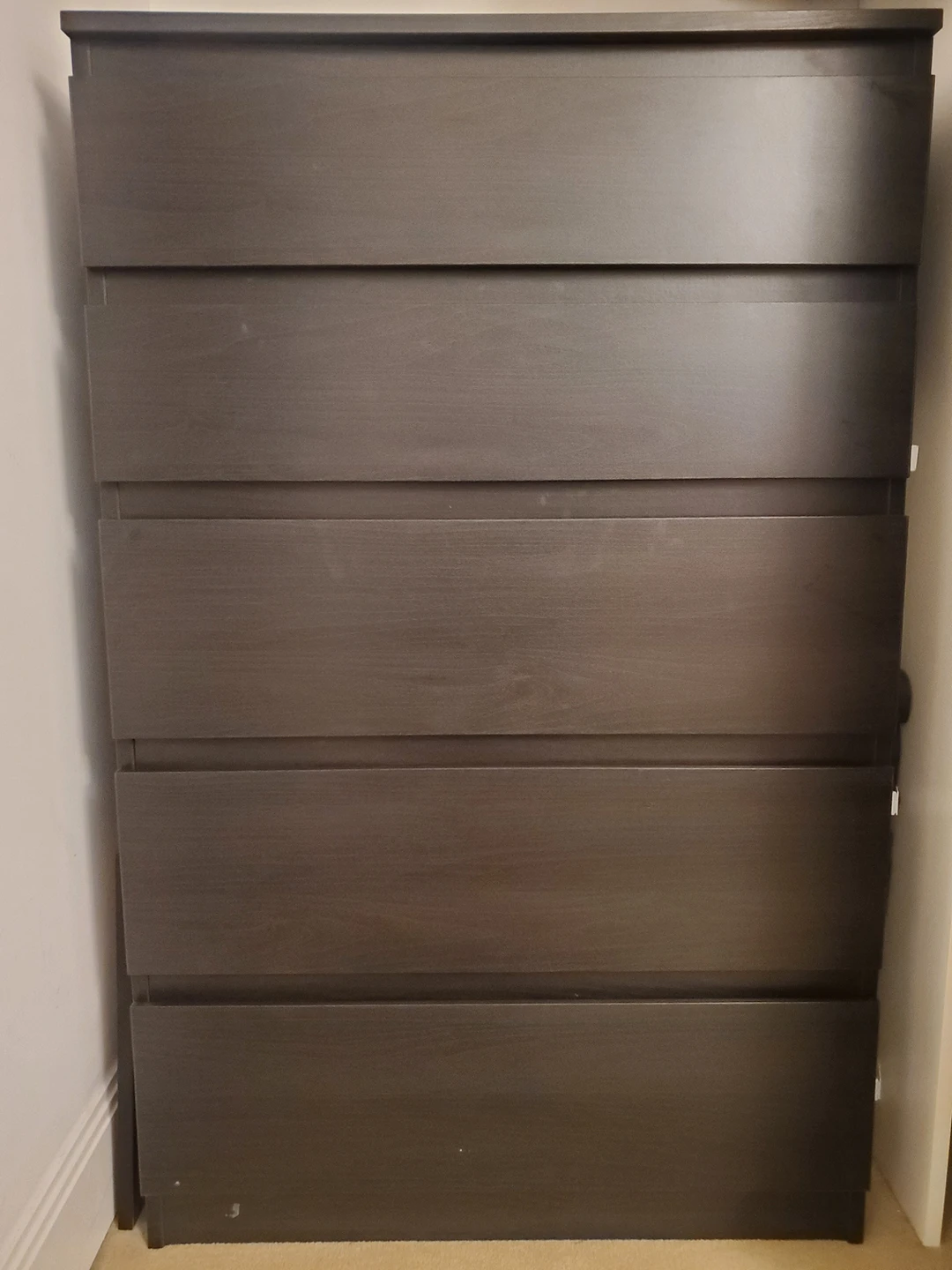 brown Ikea dresser