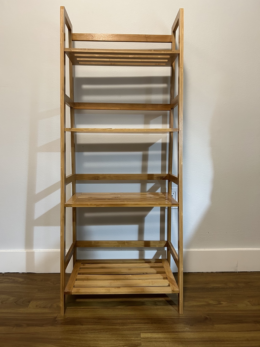 Bamboo Storage Shelf Rack