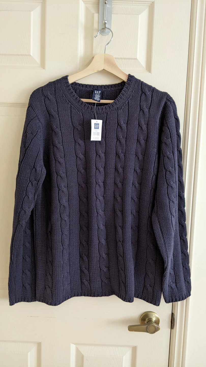 GAP ladies sweater navy blue size XL thumbnail