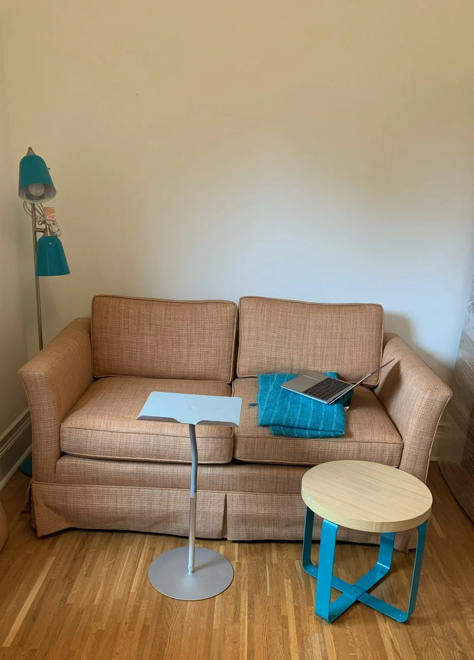 FREE vintage loveseat.