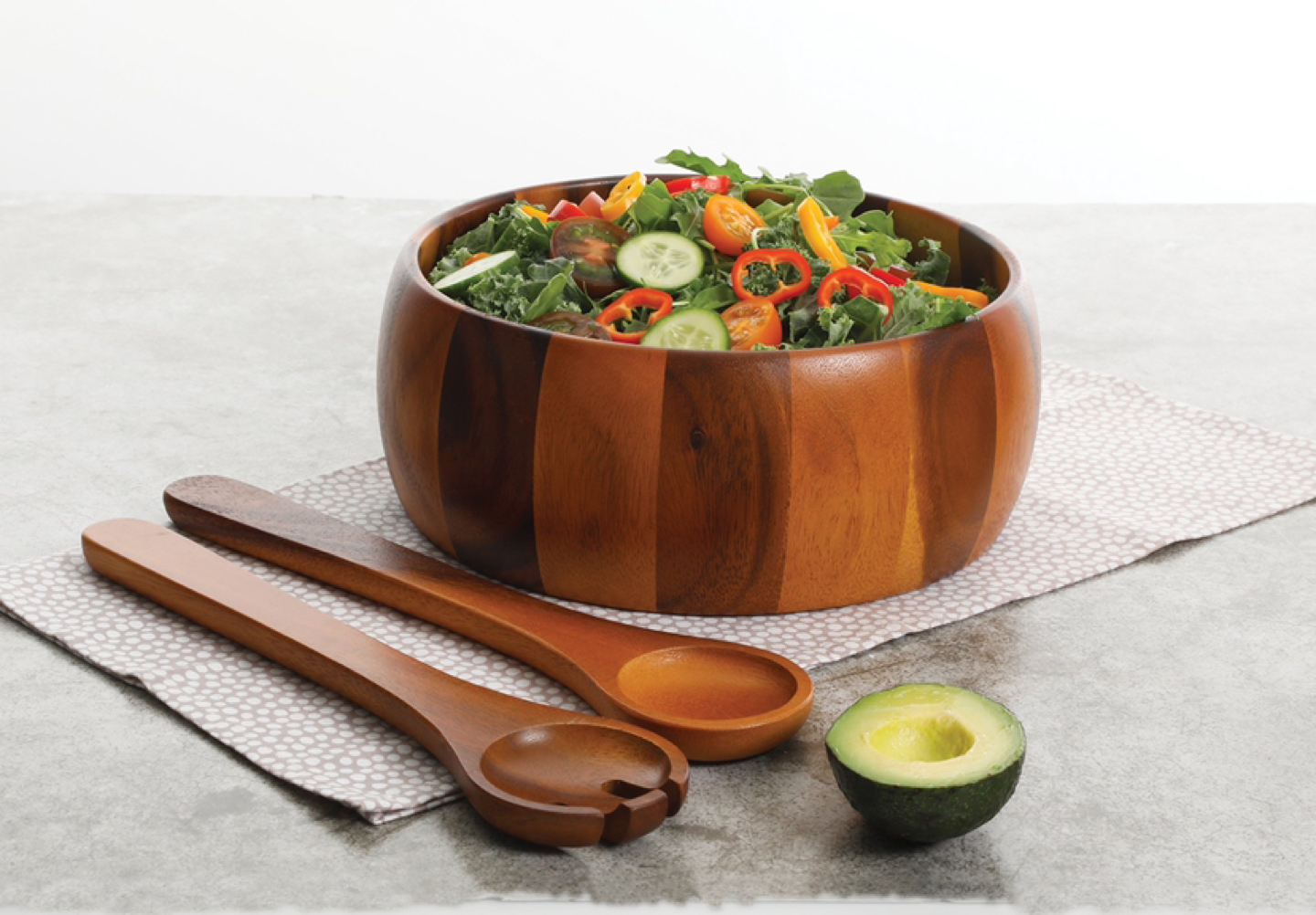 Large Wood Salad Bowl 🥗 - photo 4