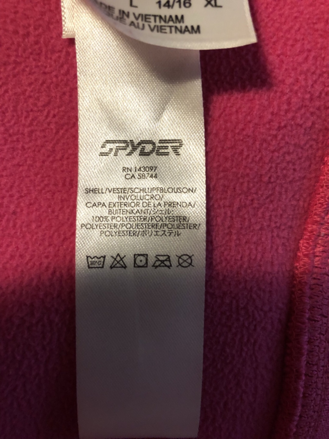 Spyder ladies core zip-up with hood. - photo 4