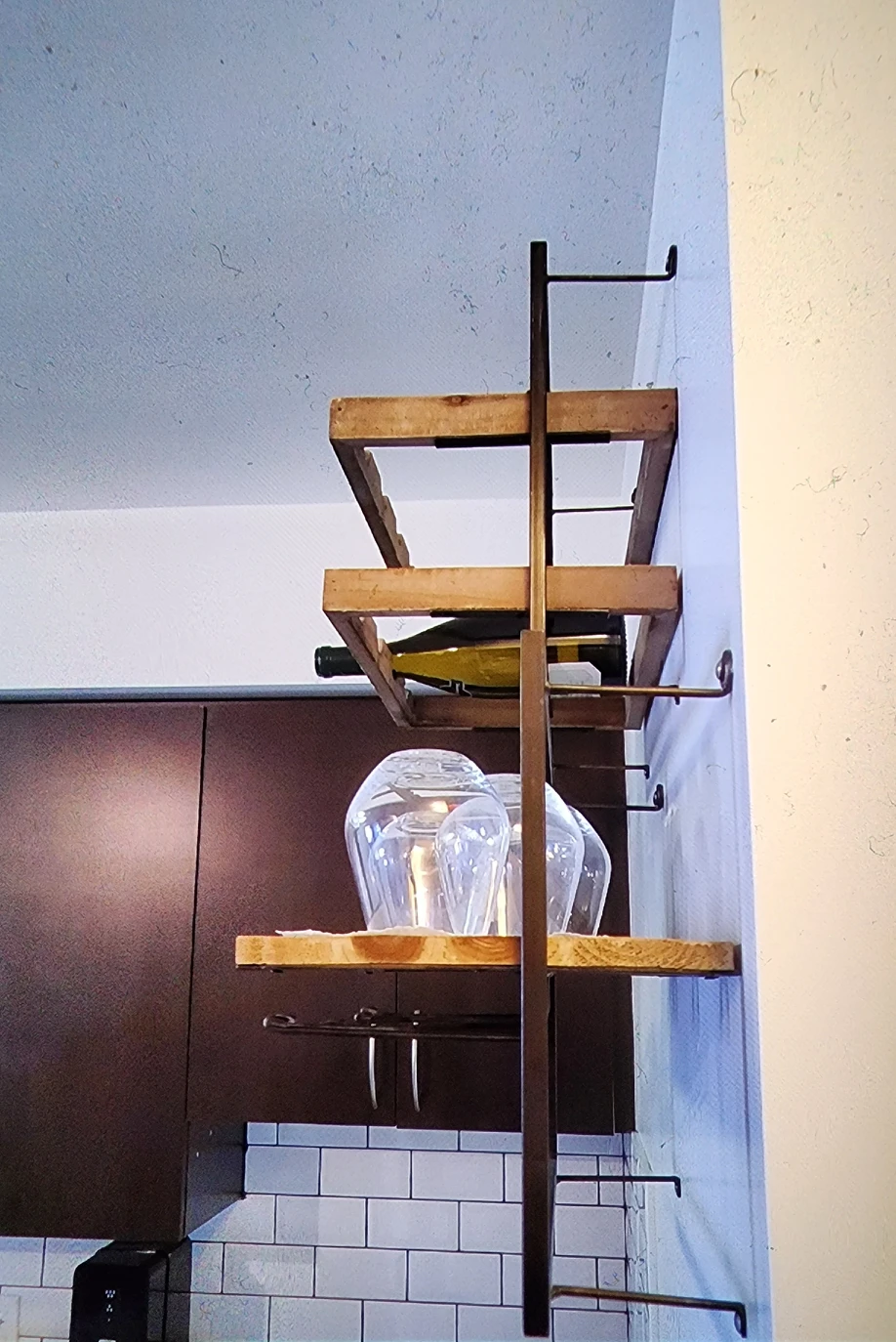 wine and glass rack holder - photo 2