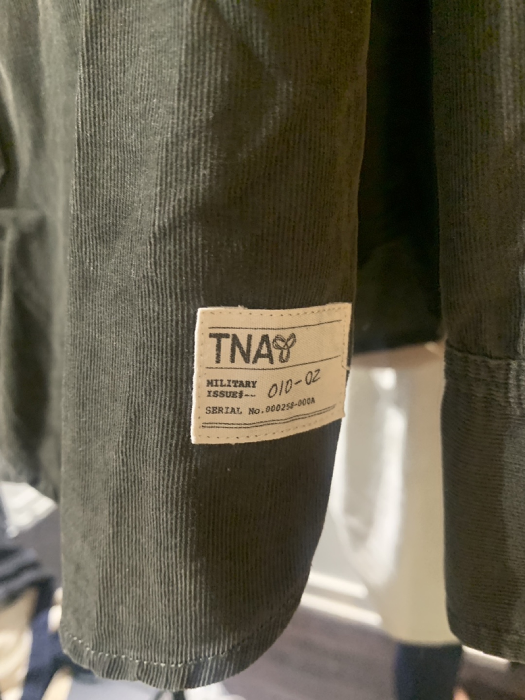 TNA forest green overshirt XS Women’s image indicator(2)