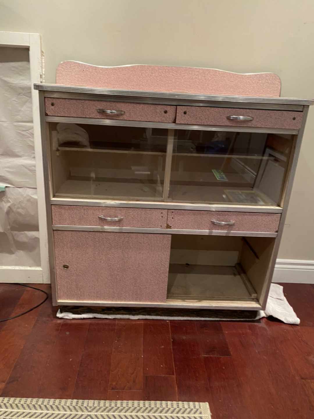 60’s vintage pink enamel bar - photo 4