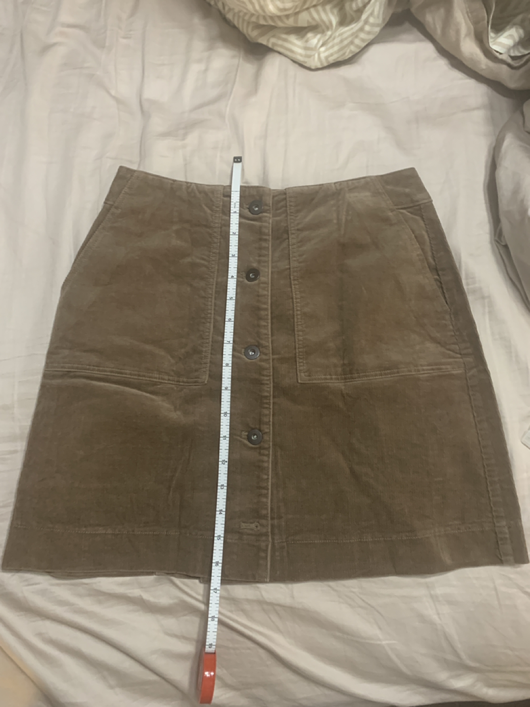 Uniqlo brown mini curduoroy-like skirt size 2 women’a image indicator(6)