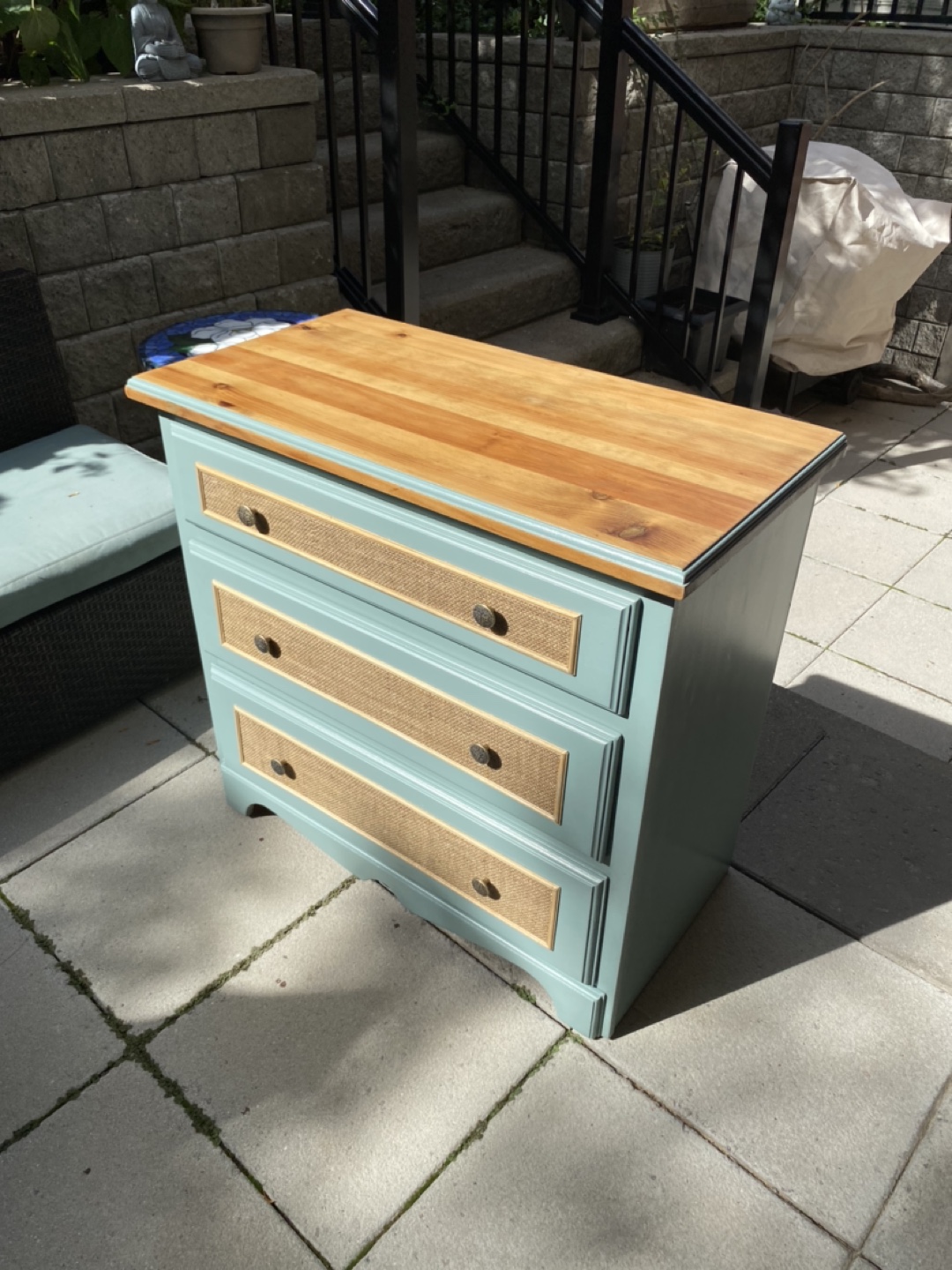 Refinished 3 Drawer Dresser - photo 2