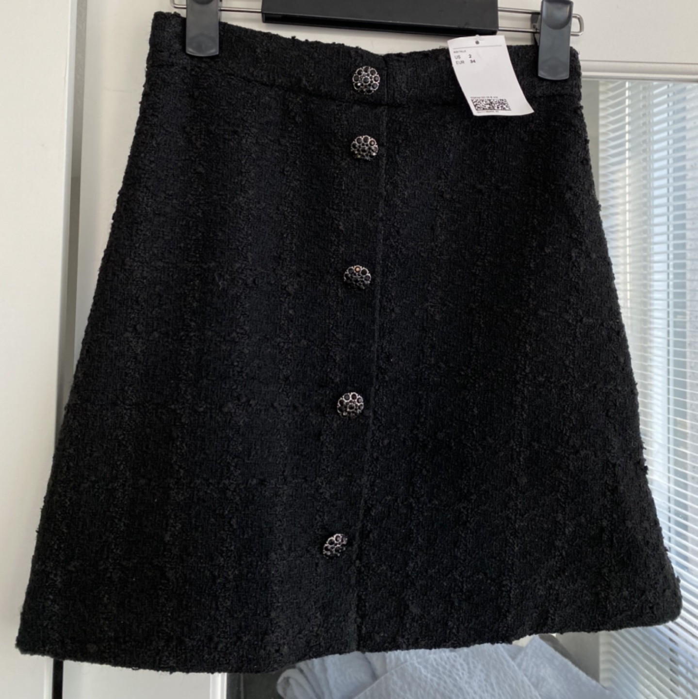 New* A line skirt with button image indicator(2)