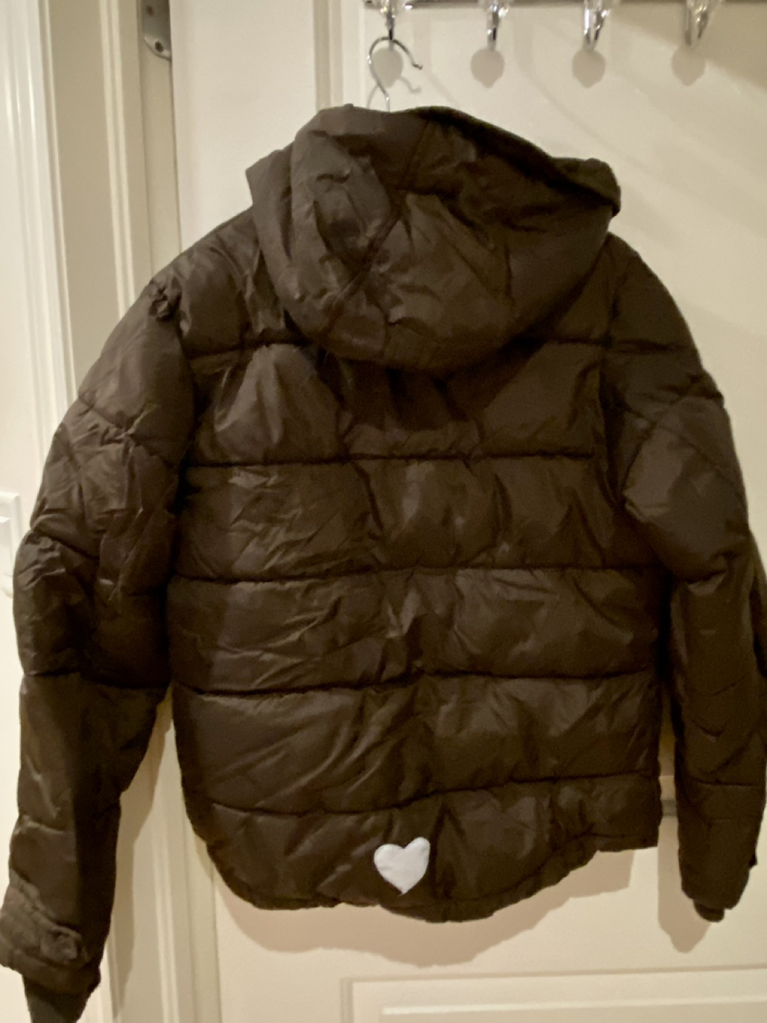 Girls H&M brown winter jacket size 13/14 image indicator(2)