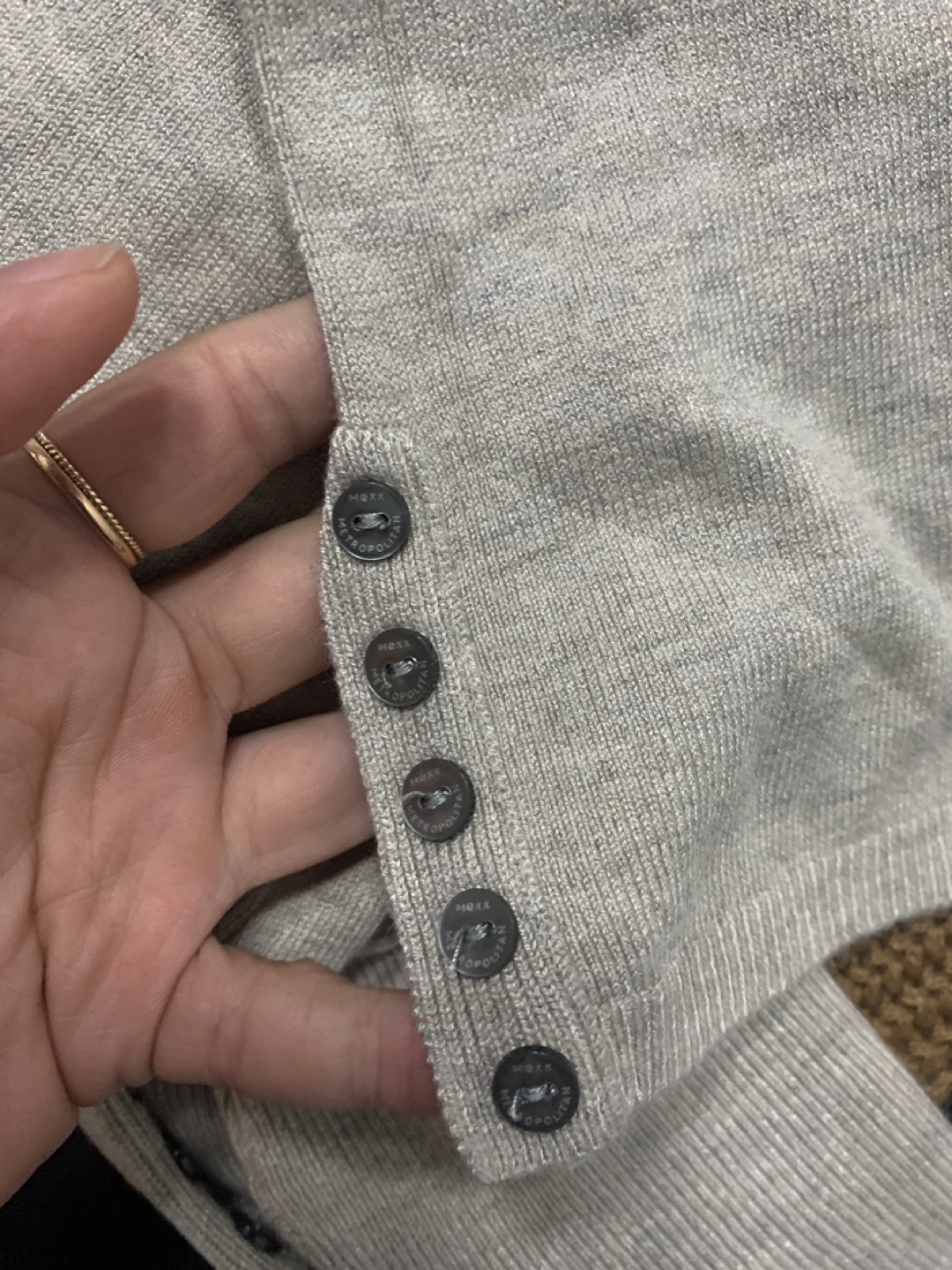 NWOT MEXX Women’s medium beige turtle neck long sleeve image indicator(5)