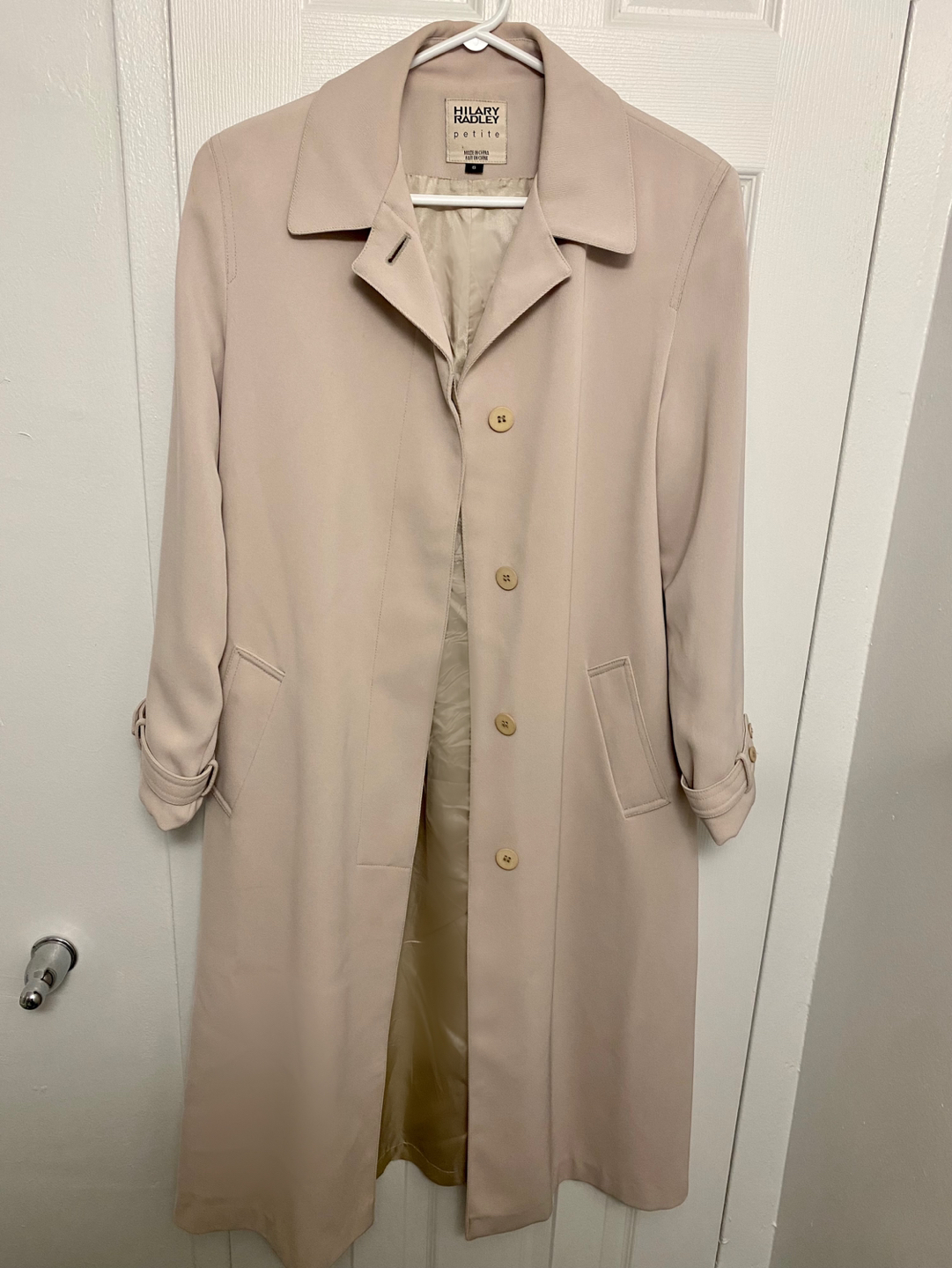 Size 8 Beige Trench Coat thumbnail