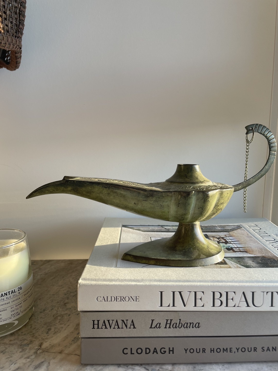 Antique Middle Eastern Aladdin Genie oil  Lamp 🧞‍♂️ thumbnail