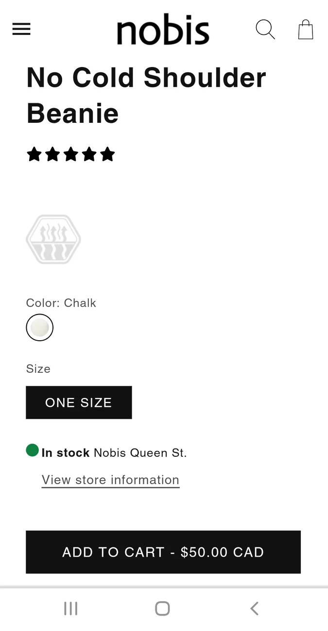 Nobis Beanie(BNWT, Authentic) image indicator(4)