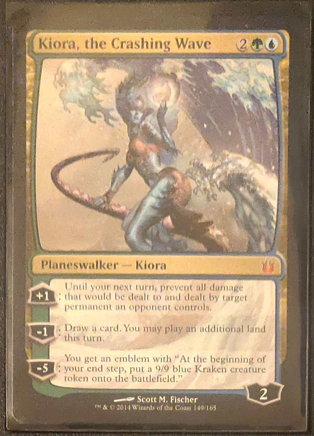 Magic the Gathering SP ( Kiora, the Crashing Wave ) thumbnail