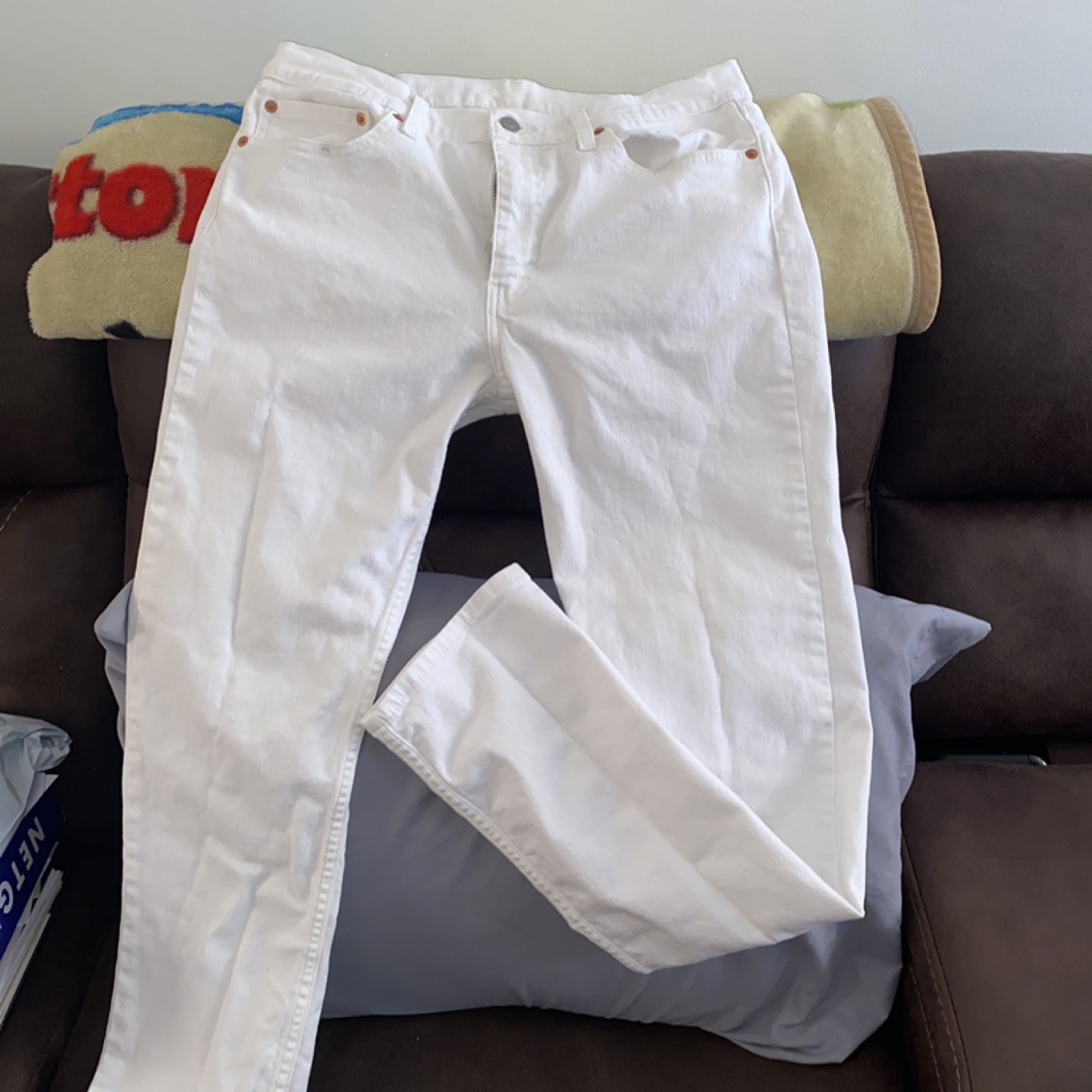 Men’s Levi’s 511 Jeans - White, 34x34 - photo 2