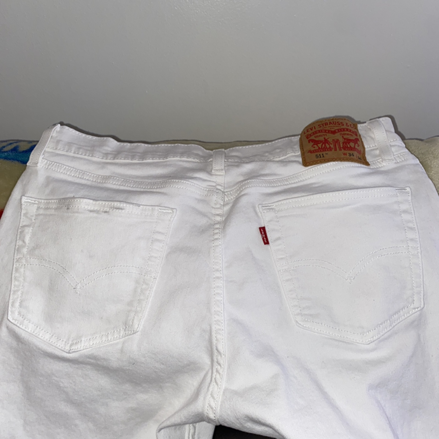 Men’s Levi’s 511 Jeans - White, 34x34 - photo 4