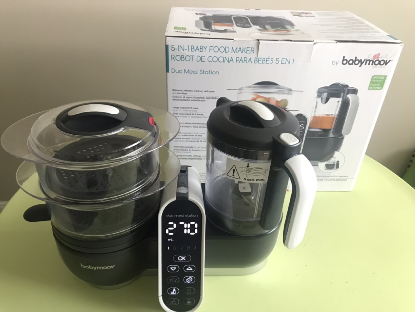 베이비무브 이유식 제조기 Duo Meal Station Food Maker 5-in-1