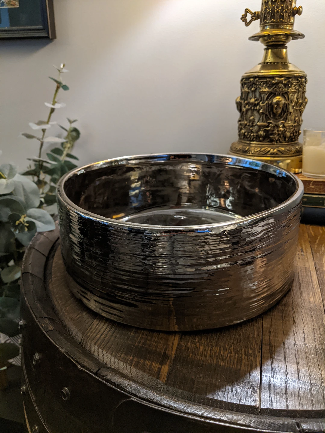 Silver Bowl Decor thumbnail