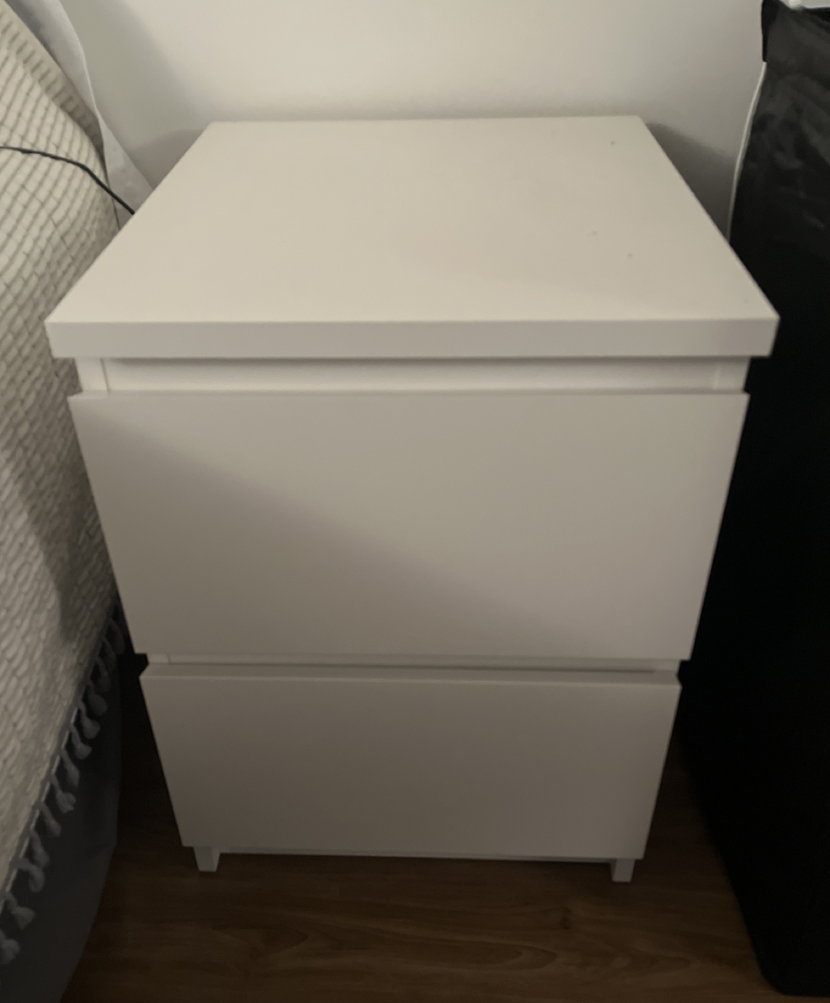 White Nightstand IKEA thumbnail
