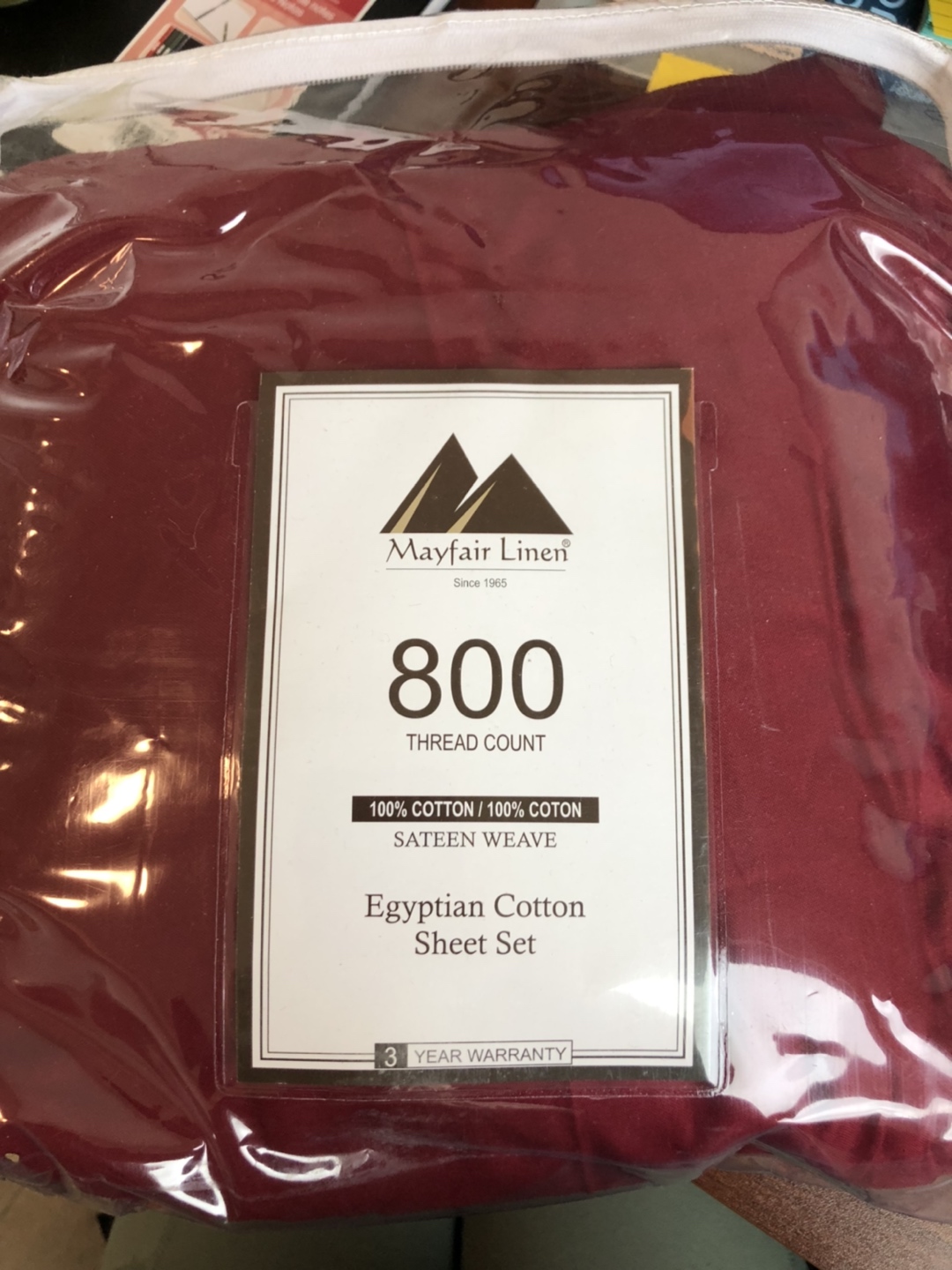 King size, 4 piece sheet set thumbnail