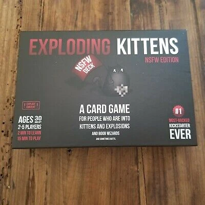 exploding kittens NSFW boardgame