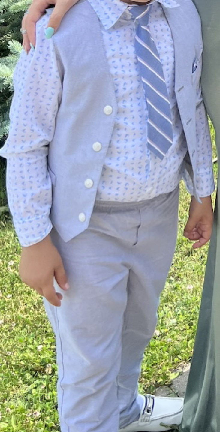 Boy's 4-Piece Vest,  Tie Shirt & Pants Set