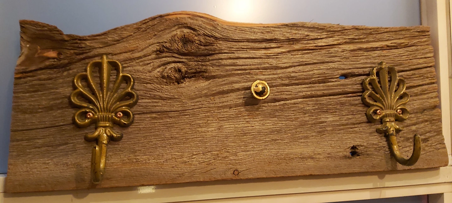 Rustic coat hanger
