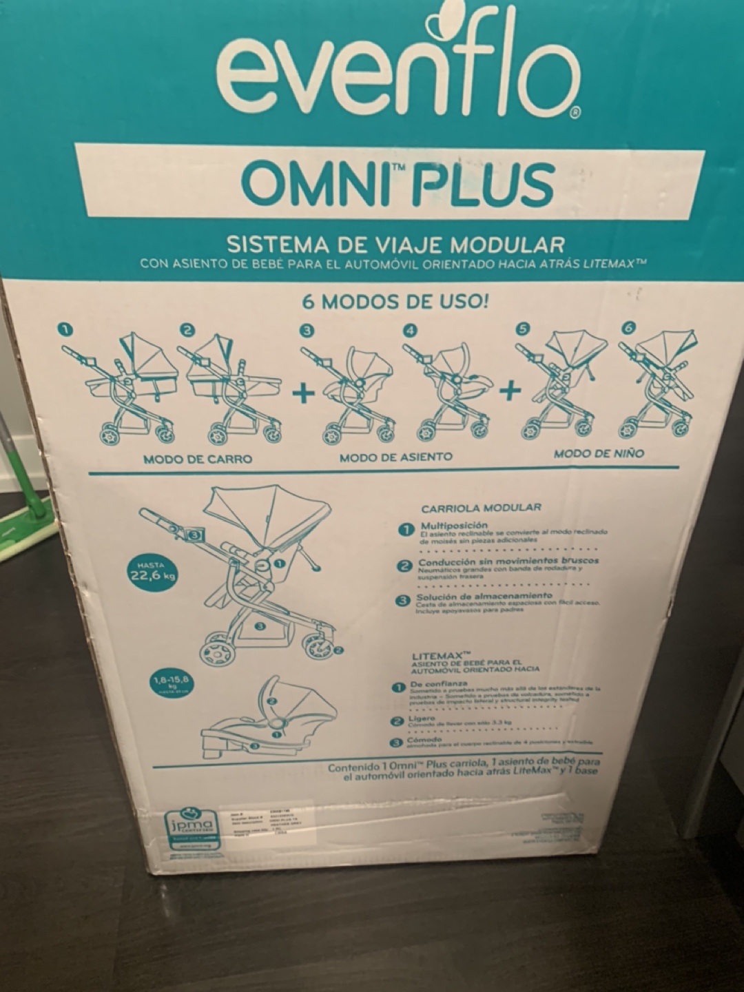 Omni plus stroller and car seat - photo 4