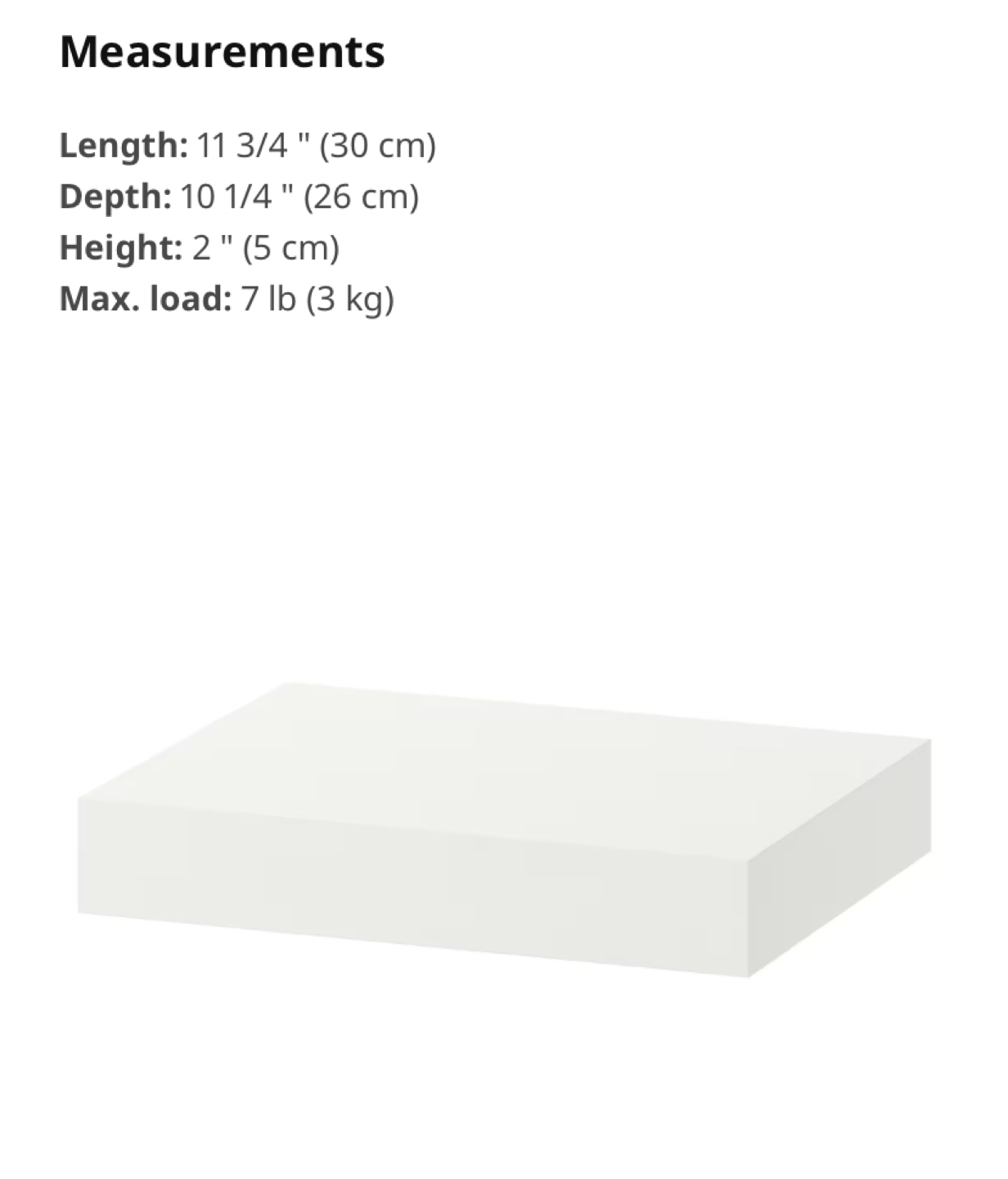2 LACK floating shelves - photo 2