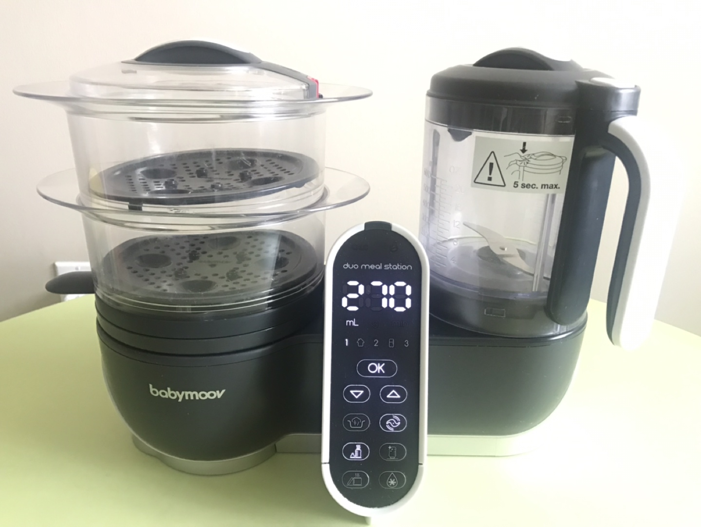 베이비무브 이유식 제조기 Duo Meal Station Food Maker 5-in-1 - photo 4