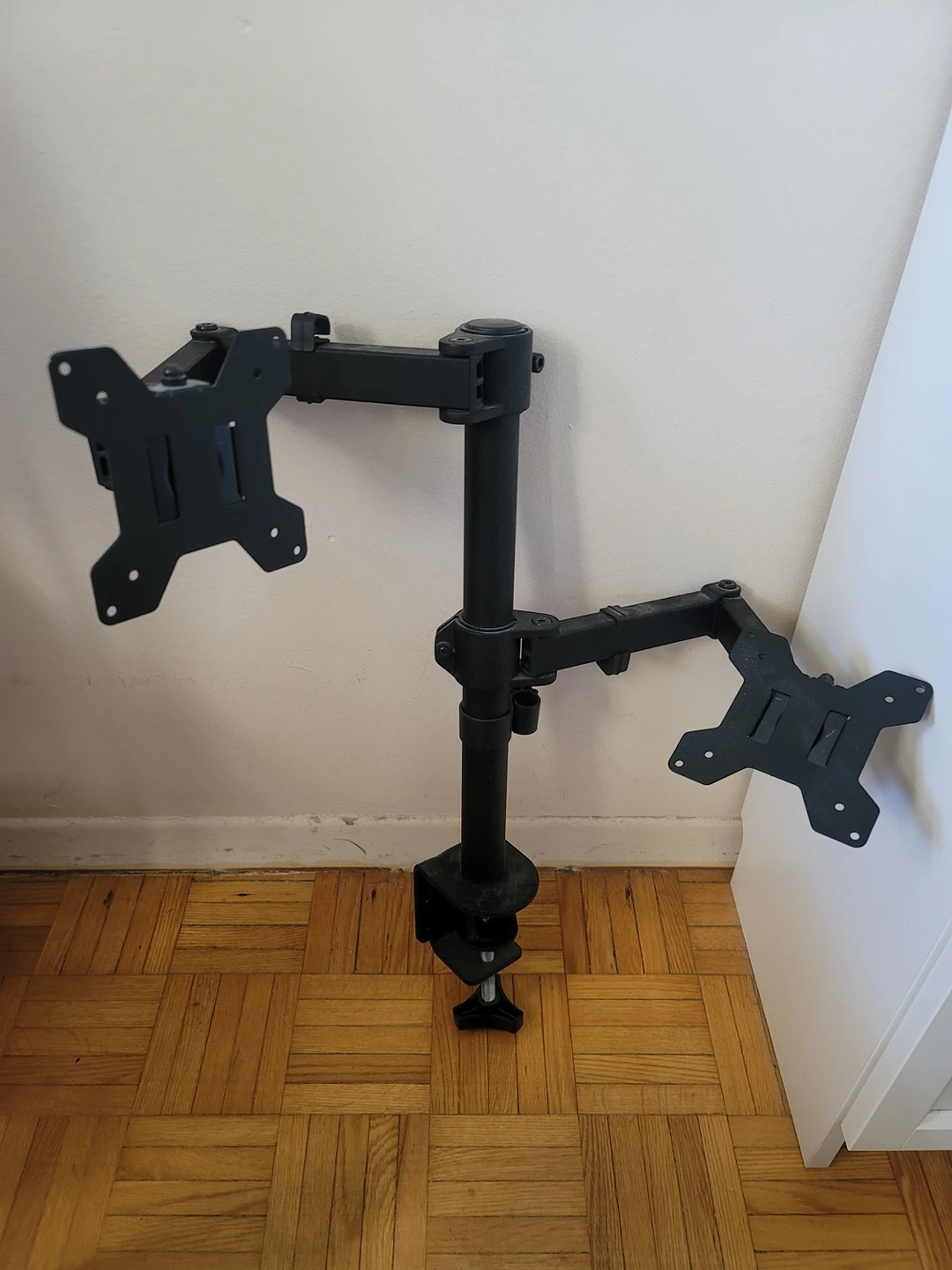 Full Motion Dual Monitor Desk Mount for 13"-27" Monitors