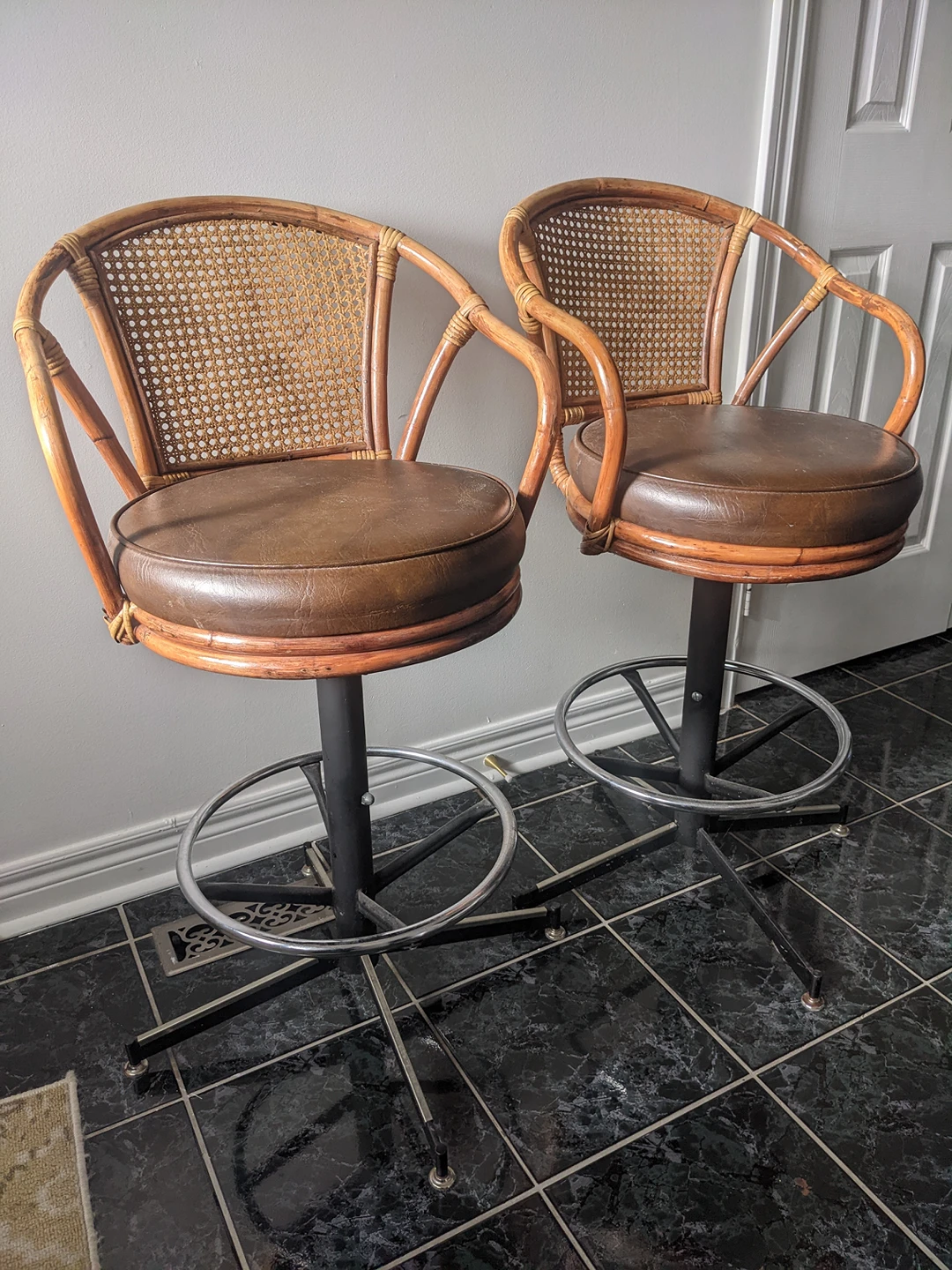 Wooden bar stools /Chairs 2 for $60 - photo 5