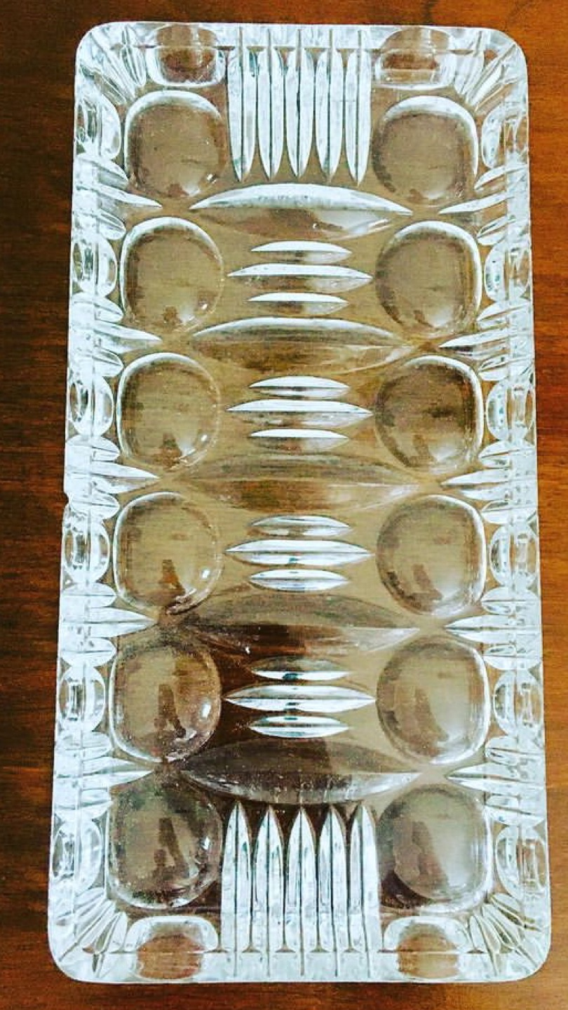 Vintage press glass tray 🎅 thumbnail