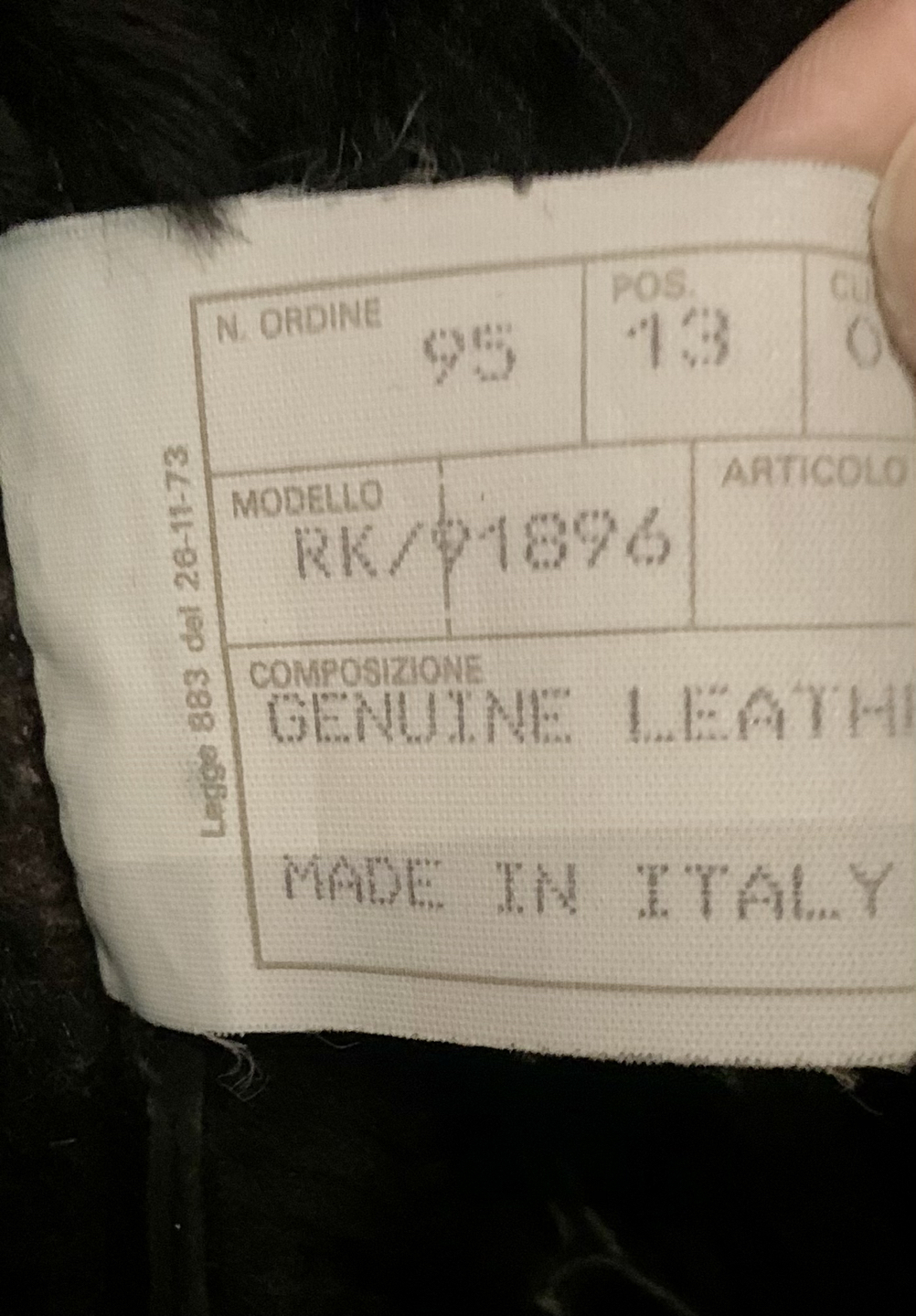 Womens shearling coat - size 44 (14) - photo 2