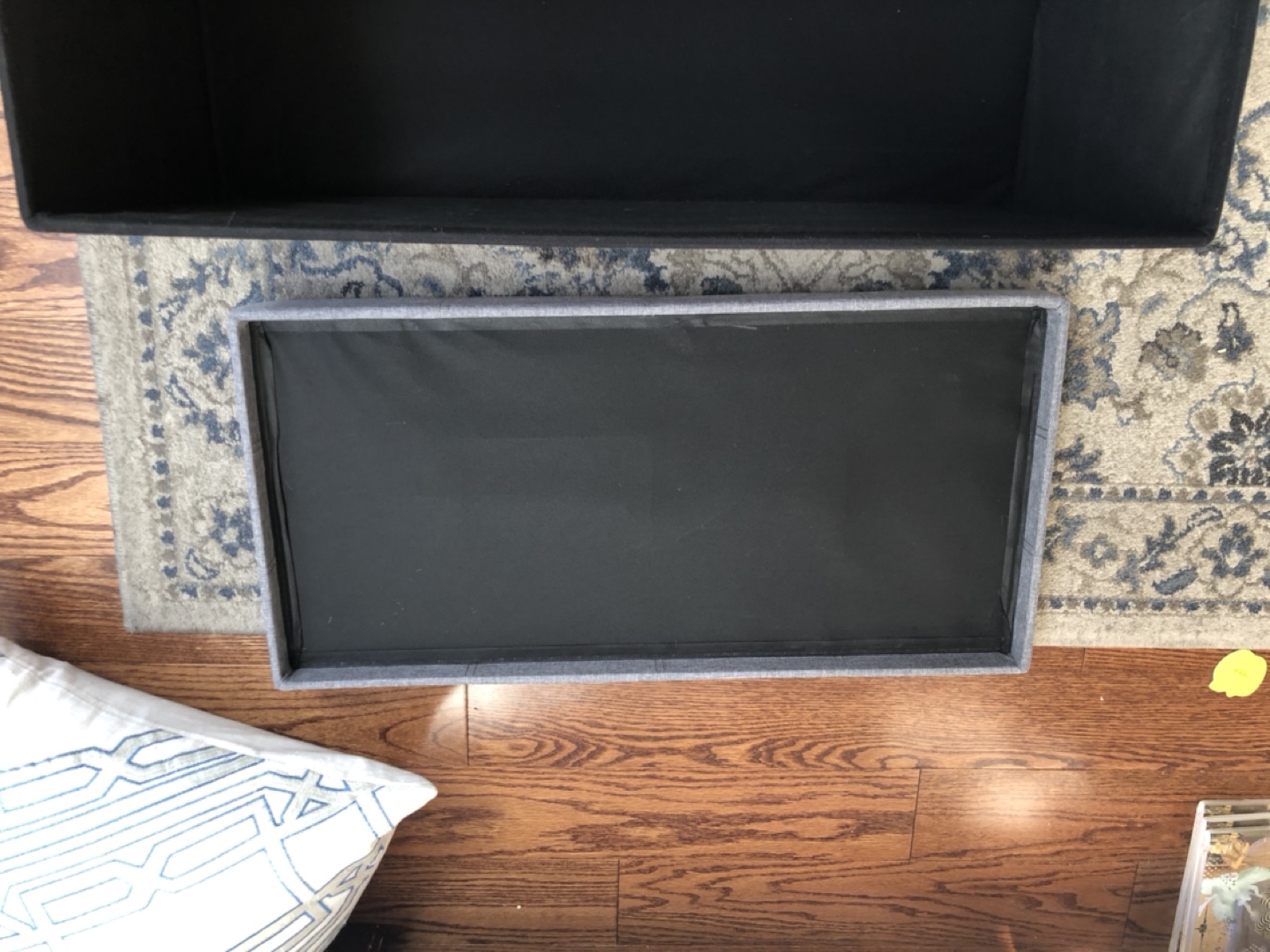 Folding Storage bench / ottoman - photo 4